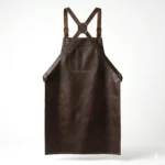 Handmade Genuine Leather BBQ & Grill Apron Men's Workwear | MAS Leather Garments - Image 2