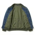 Exclusive Boys Kids Blue Denim Jacket MAS Leather Garments Inner View