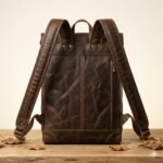 Premium Dark Brown Genuine Leather Backpack | MAS Leather Garments - Image 3