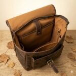 Premium Dark Brown Genuine Leather Backpack | MAS Leather Garments - Image 5