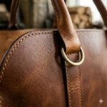 Premium Brown Genuine Leather Log Carriers Decorative Firewood Holder | MAS Leather Garments - Image 3