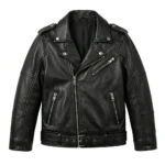 Luxury Boys Kids Black Leather Jacket MAS Leather Garments