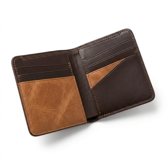 Luxury Handmade Leather Bifold Wallet | MAS Leather Garments - Image 6