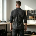 Handcrafted Genuine Leather Blacksmith Apron Men's Workwear | MAS Leather Garments - Image 4