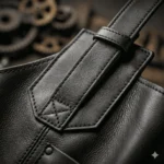 Handcrafted Genuine Leather Blacksmith Apron Men's Workwear | MAS Leather Garments - Image 6