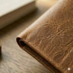 Premium Tan Distressed Genuine Leather Card Holder | MAS Leather Garments - Image 3