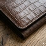 Luxury Brown Crocodile Embossed Wallet | MAS Leather Garments - Image 4
