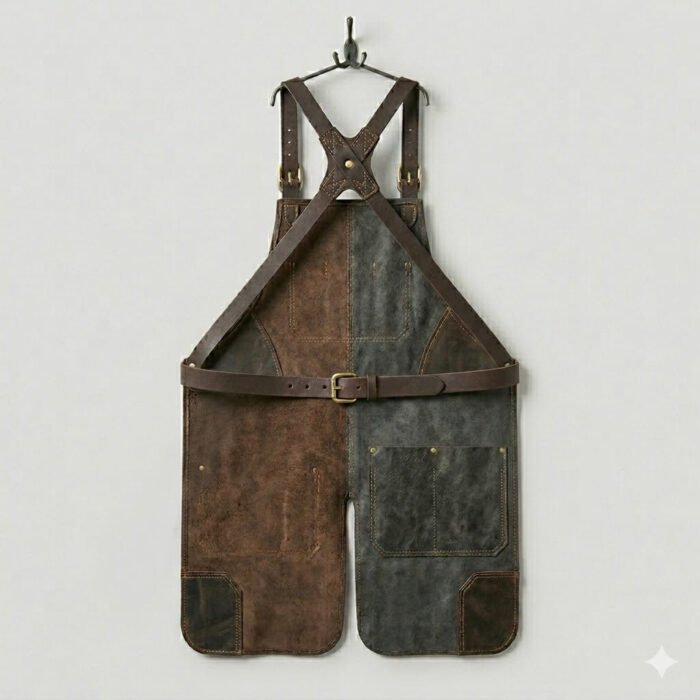 Luxury Handcrafted Genuine Leather Farrier Apron | MAS Leather Garments - Image 2