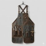 Luxury Handcrafted Genuine Leather Farrier Apron | MAS Leather Garments