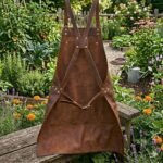 Superior Brown Genuine Leather Gardener Apron | MAS Leather Garments - Image 2
