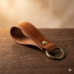 Premium Handmade Genuine Leather Key Fob | MAS Leather Garments