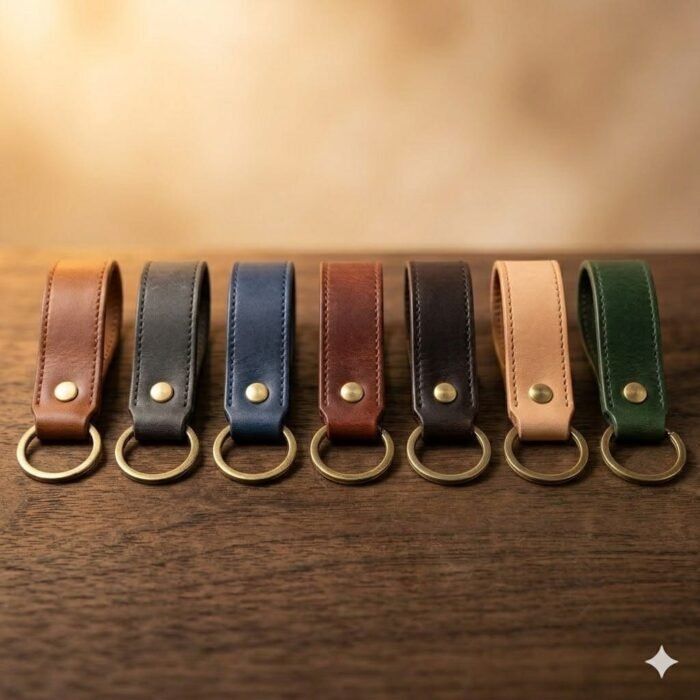Premium Handmade Genuine Leather Key Fob | MAS Leather Garments - Image 4