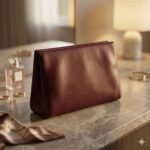 Luxury Burgundy Genuine Leather Clutch Bag Women's Evening Accessory | MAS Leather Garments