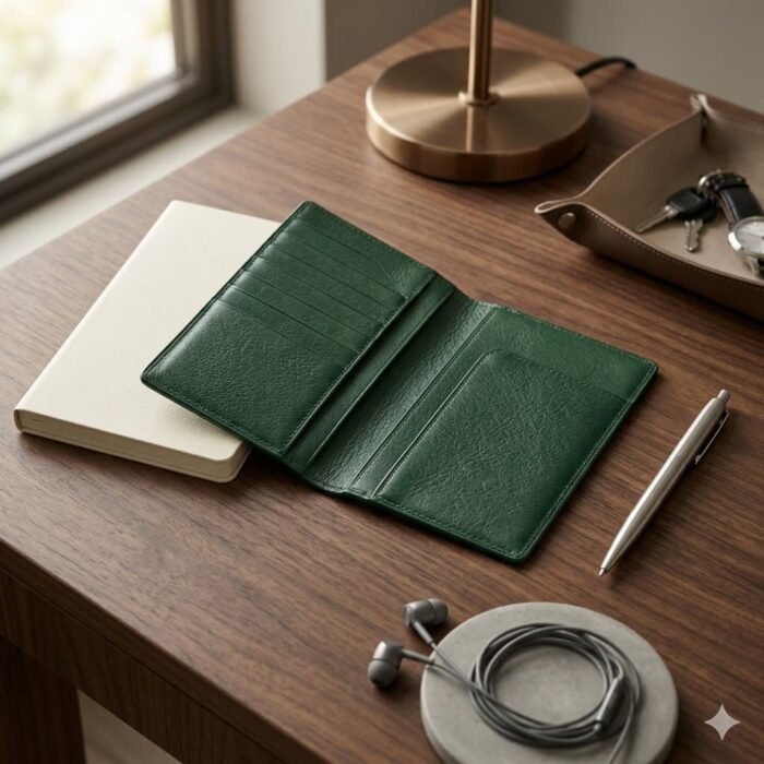 Premium Handmade Genuine Leather Passport Holder Travel's Accessory | MAS Leather Garments - Image 2
