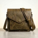 Premium Brown Genuine Leather Messenger Bag | MAS Leather Garments - Image 2