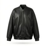 Ultimate Streetwear Relaxed Fit Black Leather Oversized Jacket for Women | MAS Leather Garments