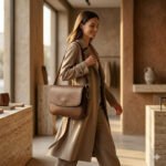 Handcrafted Brown Genuine Leather Shoulder Bag | MAS Leather Garments - Image 3