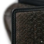 Luxury Black Snake Embossed Leather Wallet | MAS Leather Garments - Image 6