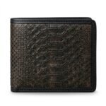 Luxury Black Snake Embossed Leather Wallet | MAS Leather Garments - Image 7