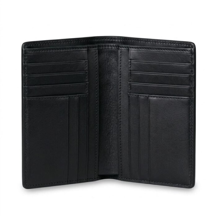 Luxury Black Snake Embossed Leather Wallet | MAS Leather Garments - Image 5
