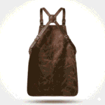 Luxury Brown Genuine Leather Woodworker Apron Men's Workwear | MAS Leather Garments - Image 2
